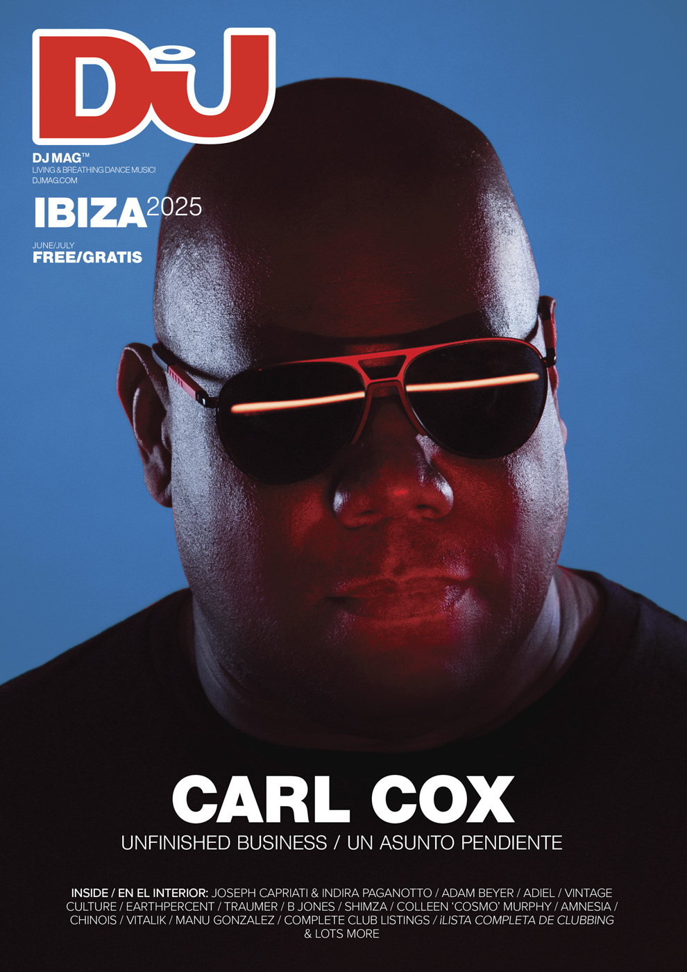 Carl Cox - DJ Mag Ibiza Cover